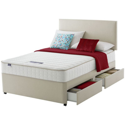 Silentnight Hatfield Memory 4 Drawer Divan - Small Double