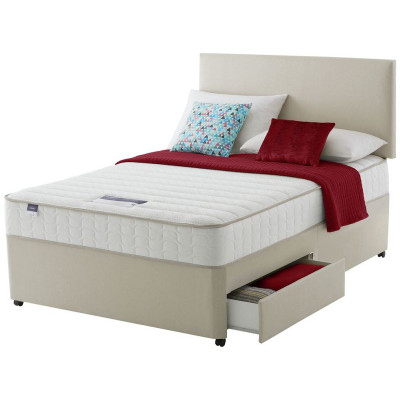 Silentnight Hatfield Memory Foam 2 Drawer Divan - Double