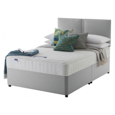 Silentnight Hatfield Memory Kingsize Divan Bed - Grey