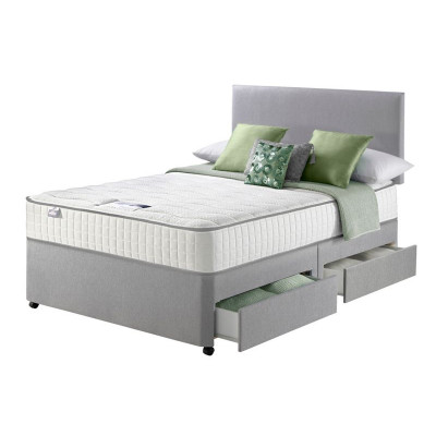 Silentnight Middleton 800 PKT Comfort 4DRW Grey King Size