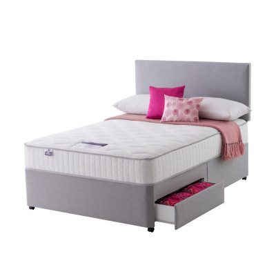 Silentnight Middleton 800 PKT Memory 2DRW Grey Superking