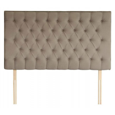 Silentnight Sassaria Superking Headboard - Sandstone