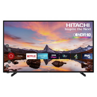 55IN HITACHI UHD LED SMART FREEVIEW PLAY