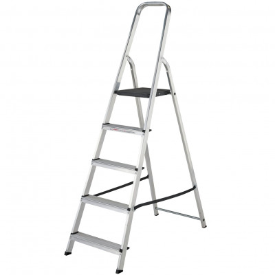 Abru Werner 5 Tread High Handrail Step Ladder