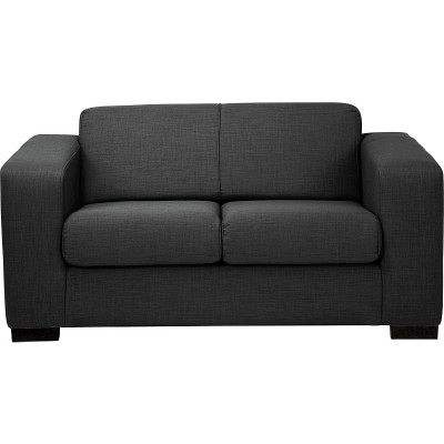 Argos Home Ava Compact 2 Seater Fabric Sofa - Charcoal