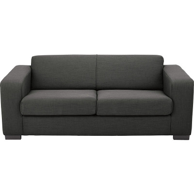 Argos Home Ava Compact 3 Seater Fabric Sofa - Charcoal
