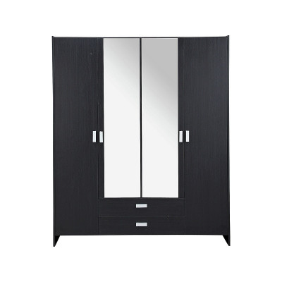 AH CAPELLA 2 DRW 4DR MIR ROBE BLACK