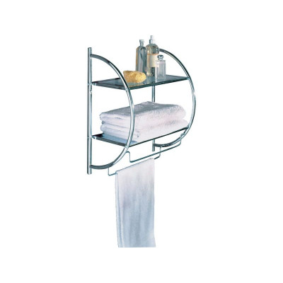 Argos Home Shelf and Towel Rail - Chrome