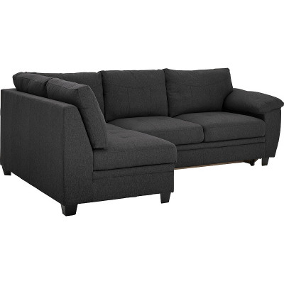 AH FERNANDO FAB LH SOFABED CORNER CHARCO