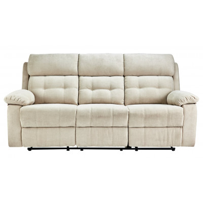 Argos Home June 3 Seater Fabric Recliner Sofa - Natural