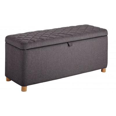 Argos Home James Large Fabric Ottoman - Grey