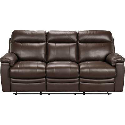 Argos Home Paolo 3 Seater Manual Recliner Sofa - Brown