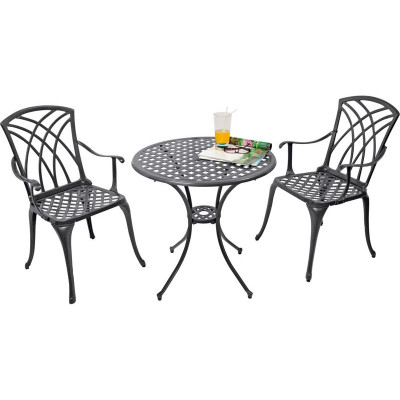AH PORTO CAST ALU BISTRO SET