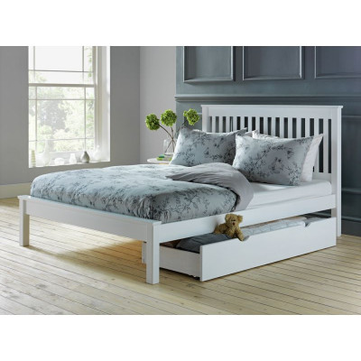 Habitat Aspley Kingsize Wooden Bed Frame - White