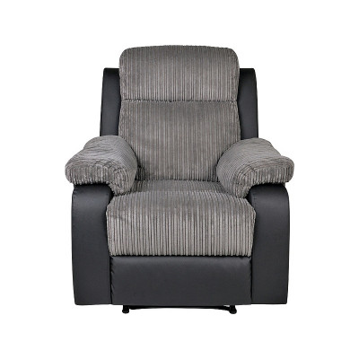 Argos Home Bradley Fabric Manual Recliner Chair - Charcoal