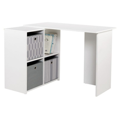 Argos Home Calgary Corner Office Desk - White