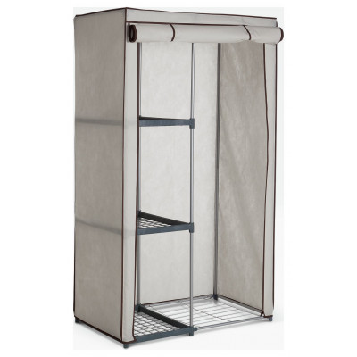 Argos Home Covered Single Wardrobe - Cream