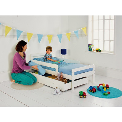 Habitat Ellis Toddler Bed Frame with Storage - White