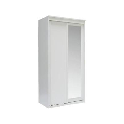 Argos Home Hallingford 2 Dr Mirror Sliding Wardrobe - White