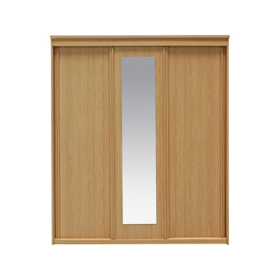 AH HALLINGFORD 3DR SLIDING WARDROBE OAK