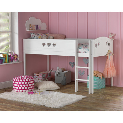 Habitat Mia Mid Sleeper Bed Frame - White