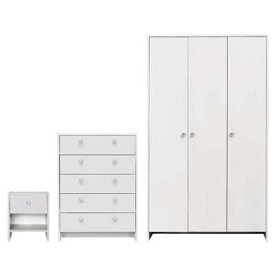 Argos Home Seville 3 Piece 3 Door Wardrobe Package - White