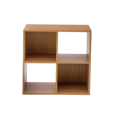 HABITAT SQUARES OAK EFFECT 4 CUBE UNIT