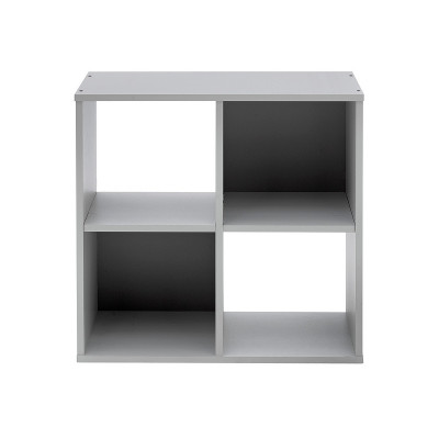 HABITAT SQUARES GREY 4 CUBE UNIT