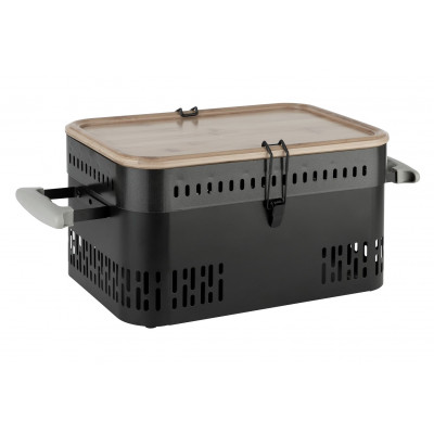 Argos Home Table Top Charcoal BBQ-Black