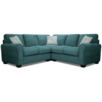 Argos Home Tammy Corner Fabric Sofa - Teal