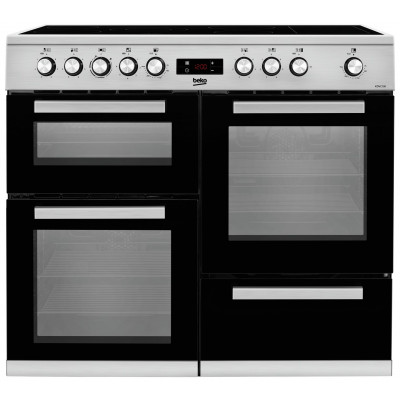 Beko KDVC100X 100cm Electric Range Cooker - Stainless Steel