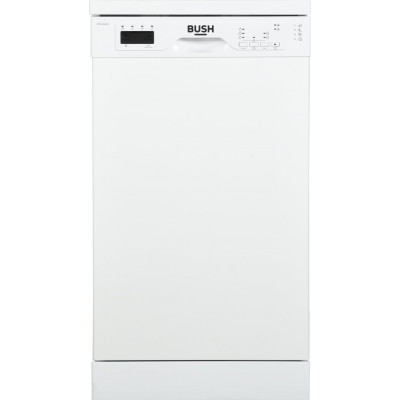 Bush BFSLSAE9W Slimline Dishwasher - White