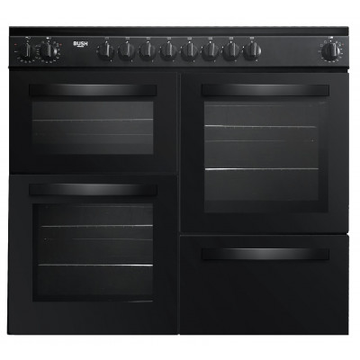 Bush BRC100DHEB 100cm Dual Fuel Range Cooker - Black
