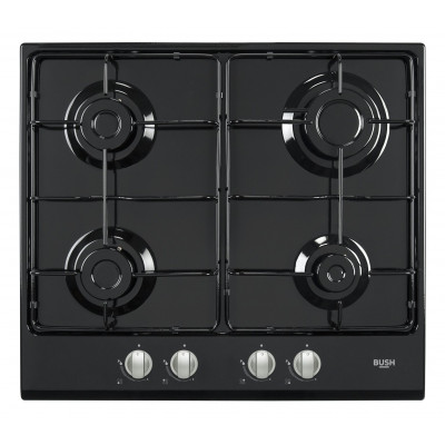 Bush BSH60BFCHB Gas Hob - Black