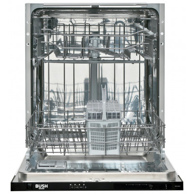 Bush DW12LSINT Full Size Integrated Dishwasher - White