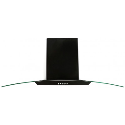 Bush BGH90BE 90cm Chimney Cooker Hood - Black