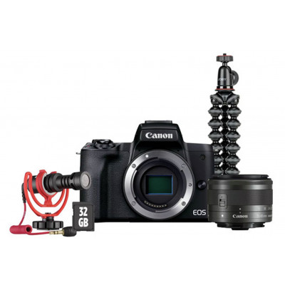 Canon EOS M50 Mark II Mirrorless Camera Vlogger Kit