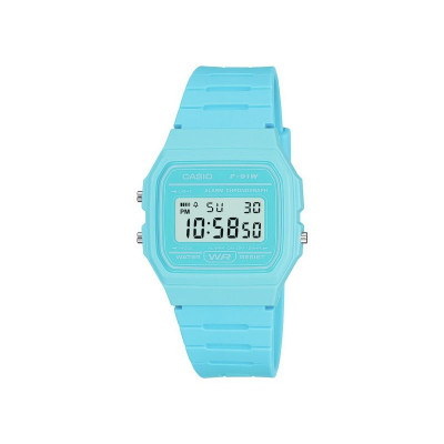Casio Retro  Blue Resin Strap Watch