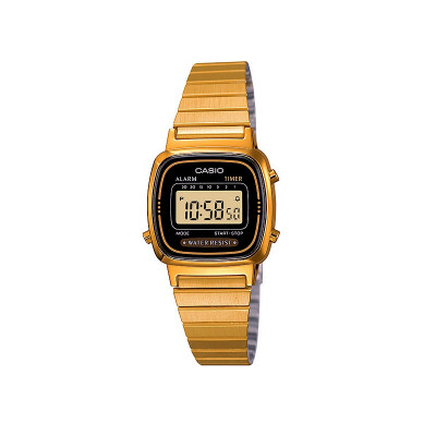 Casio Ladies Gold Coloured Stainless Steel Bracelet Watch
