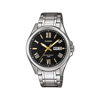 Casio Men's Silver Stainless Steel Bracelet Watch