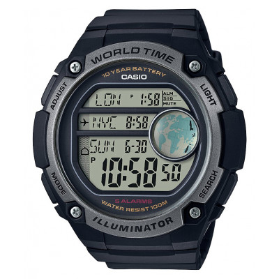 CASIO M WORLD TIME DIGITAL WATCH