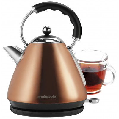 Cookworks Pyramid Kettle - Copper