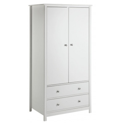 Habitat Kids Brooklyn 2 Door 2 Drawer Wardrobe - White