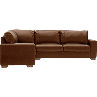 HABITAT ETON LH LEATHER CORNER TAN