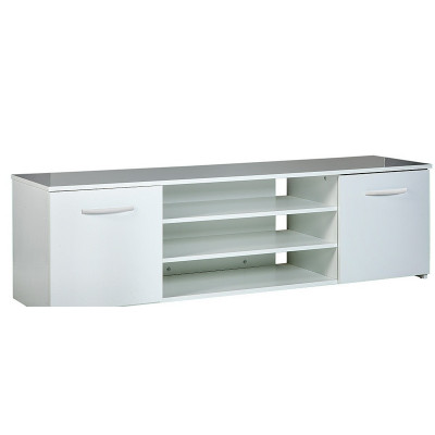 HABITAT HAYWARD WHITE WIDE TV UNIT 2DR