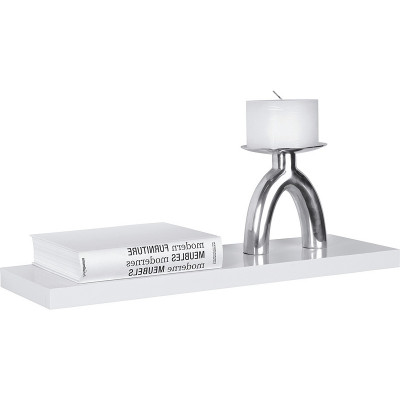 Habitat Jak 60cm Floating Shelf - High White Gloss