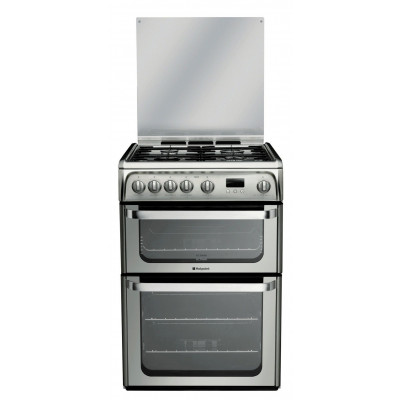 HOTPOINT HUG61X GAS COOKER SS INS