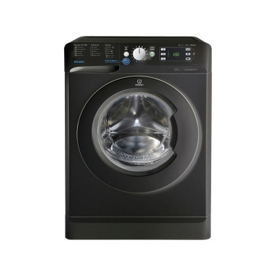 Indesit BWE91484X 9KG 1400 Spin Washing Machine - Black