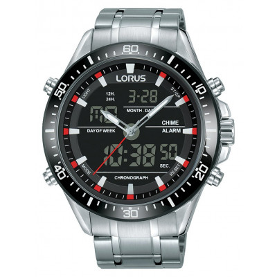 Lorus Men's Chronograph Stainless Steel Bracelet Watch