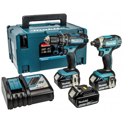 Makita LXT Combi and Impact Driver Twinpack - 18V